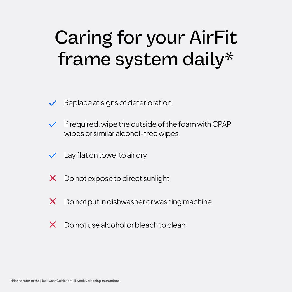 AirFit F20 for Her lightweight design for all-night wear