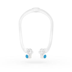 ResMed AirFit F30i frame with top-head connection for a secure, unobtrusive seal.