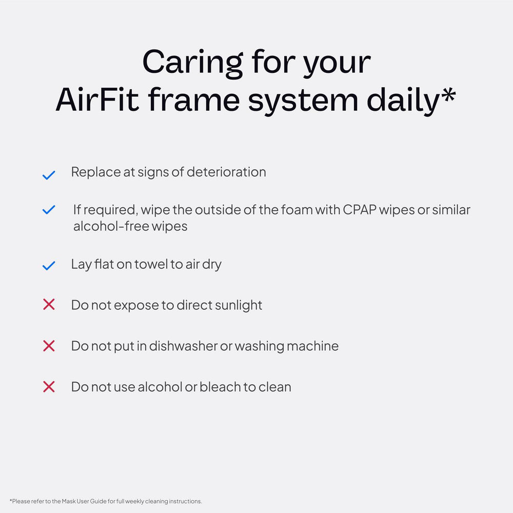 AirFit N30 frame shown without headgear for replacement options
