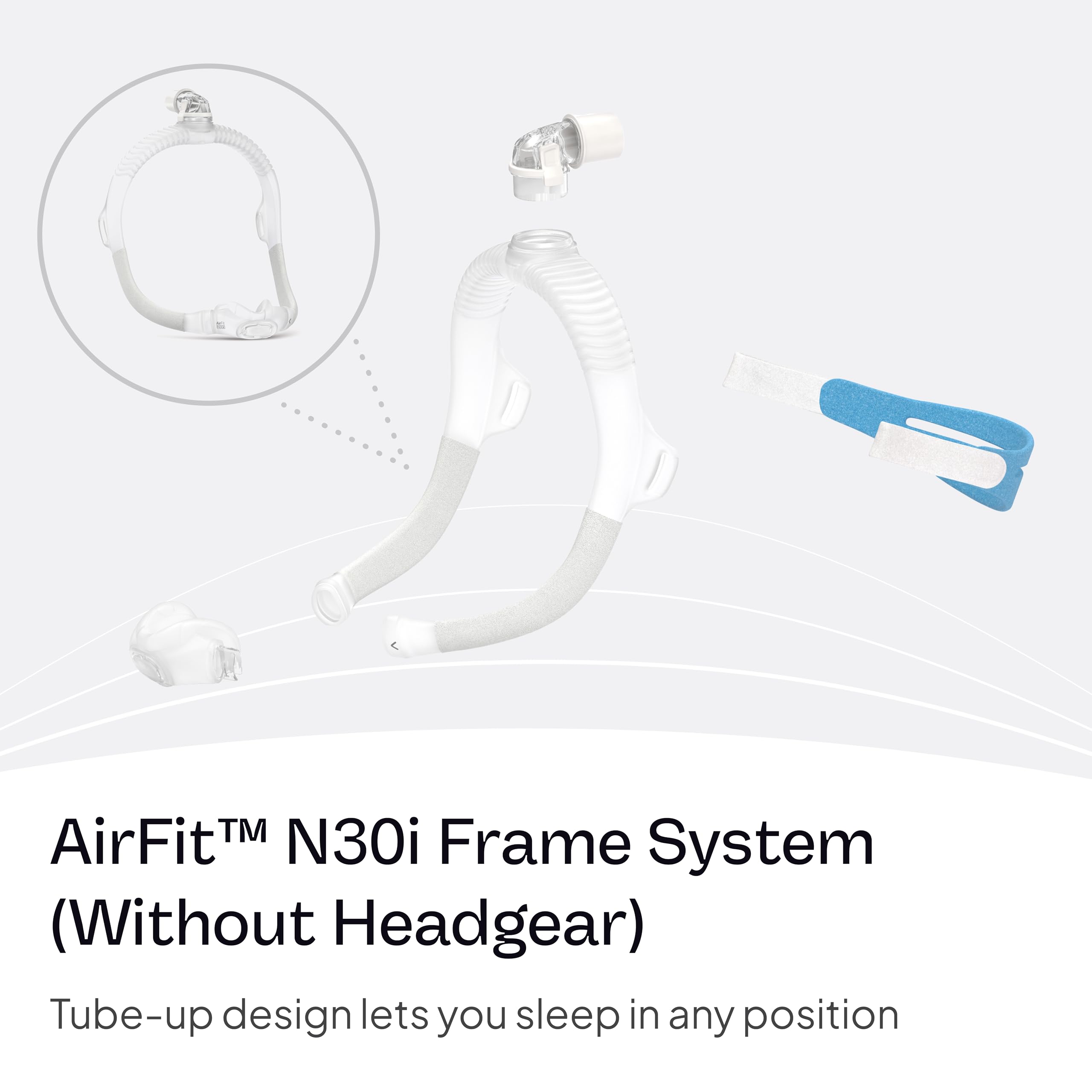 ResMed AirFit N30i QuietAir venting for quieter sleep