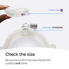 ResMed AirFit N30i small-wide cushion improving nasal cradle comfort