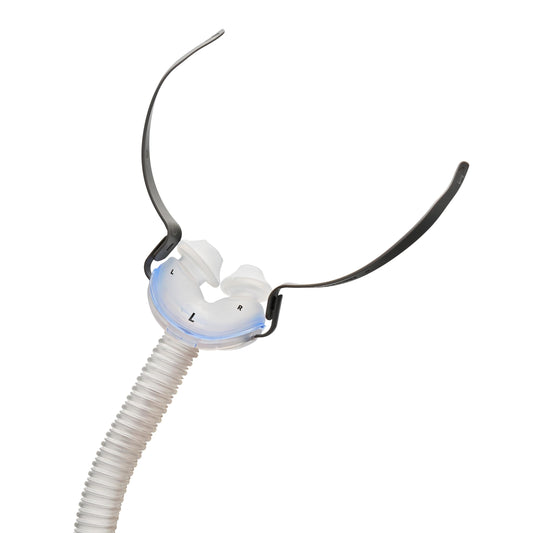 ResMed AirFit P10 frame large provides stable support for comfortable CPAP wear.
