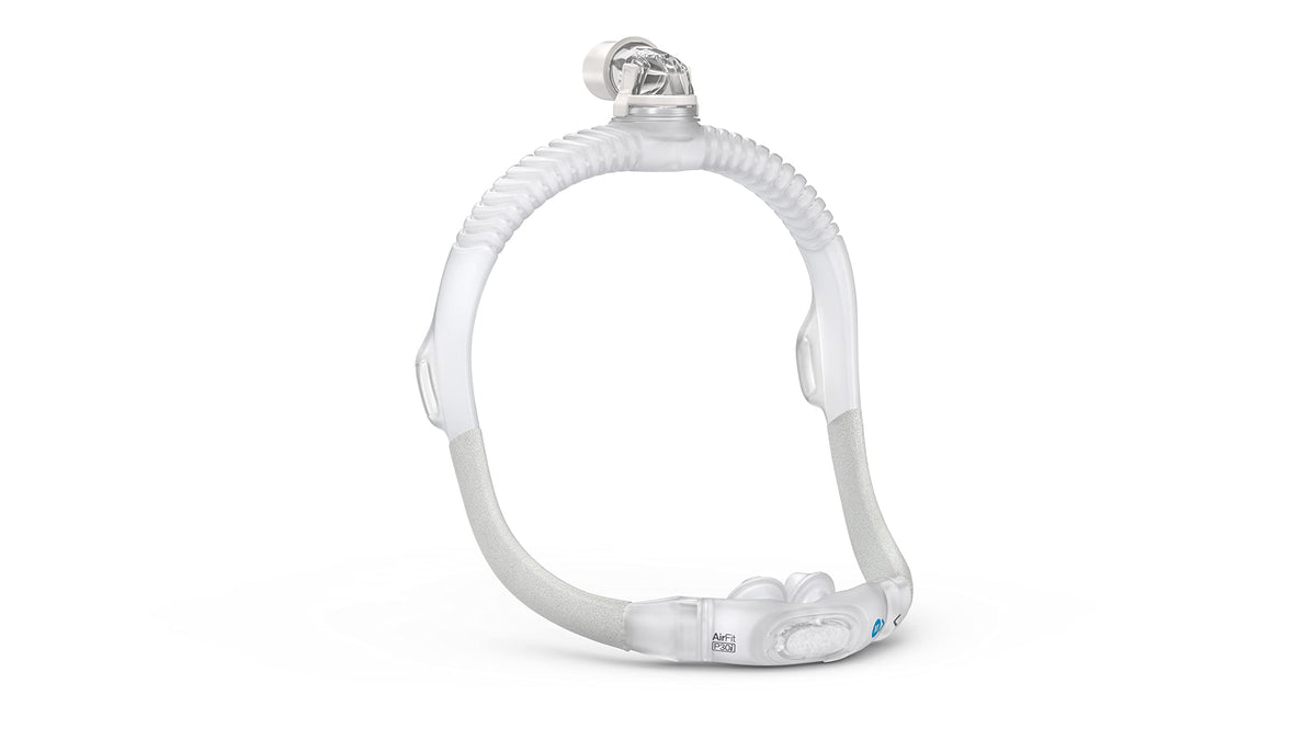 ResMed AirFit P30i frame with elbow for comfortable CPAP setup