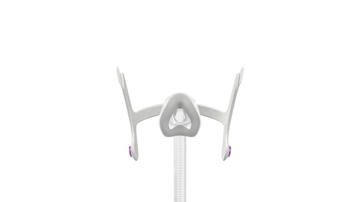ResMed AirTouch N20 for Her magnetic clips enable fast fitting and removal for hassle-free setup.