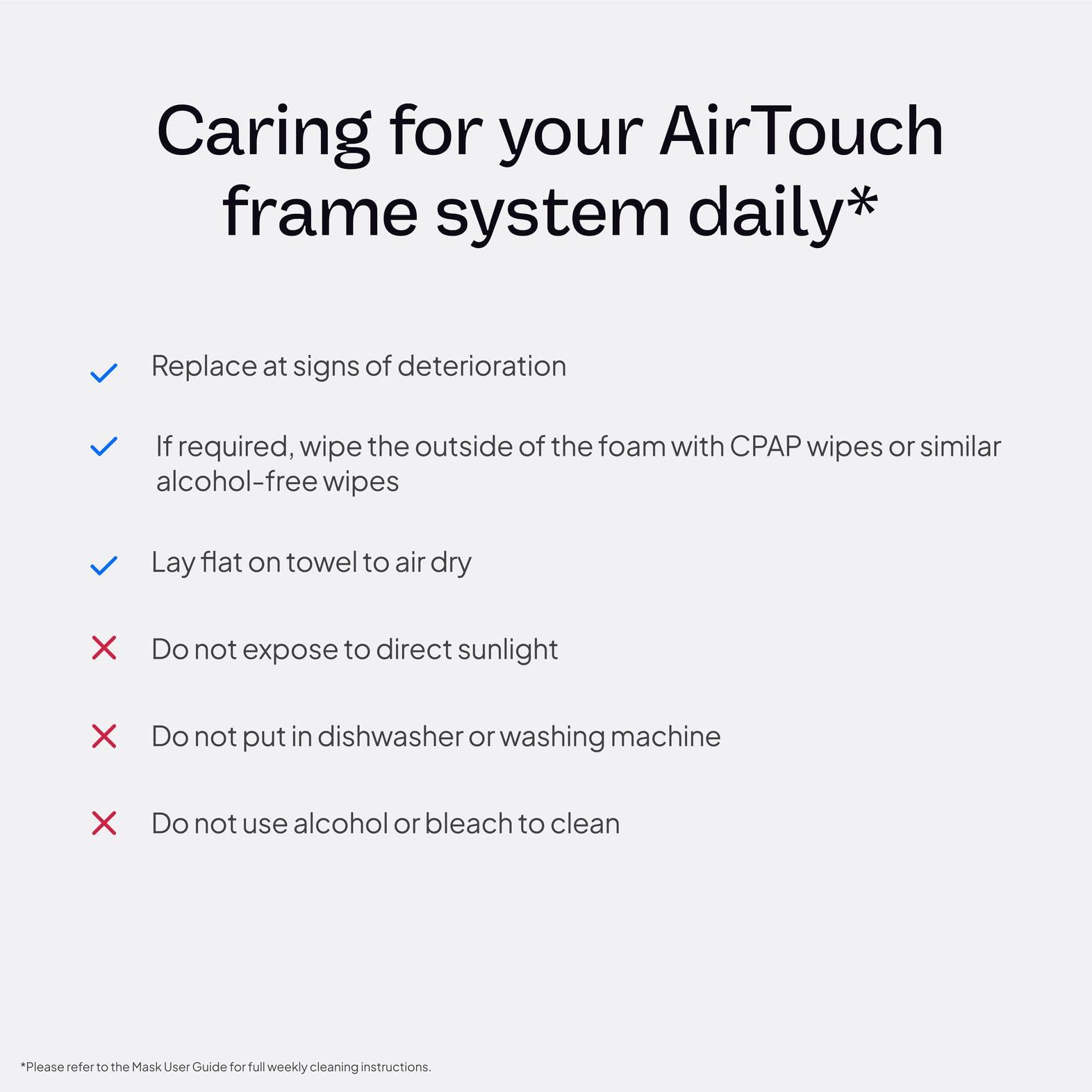 ResMed AirTouch N20 for Her quick-release elbow supports easy disconnection during restless nights.