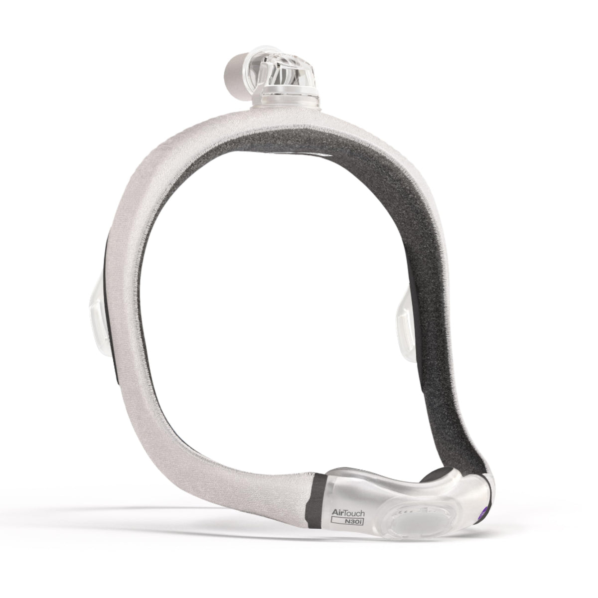 ResMed AirTouch N30i frame wrapped in fabric for a soft, comfortable fit.