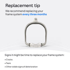 ResMed AirTouch N30i frame being worn to illustrate comfortable fit