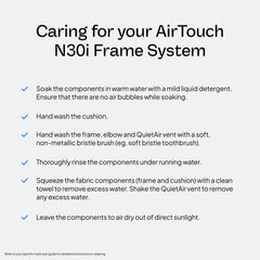 ResMed AirTouch N30i quick-release elbow feature for easy night-time disconnections