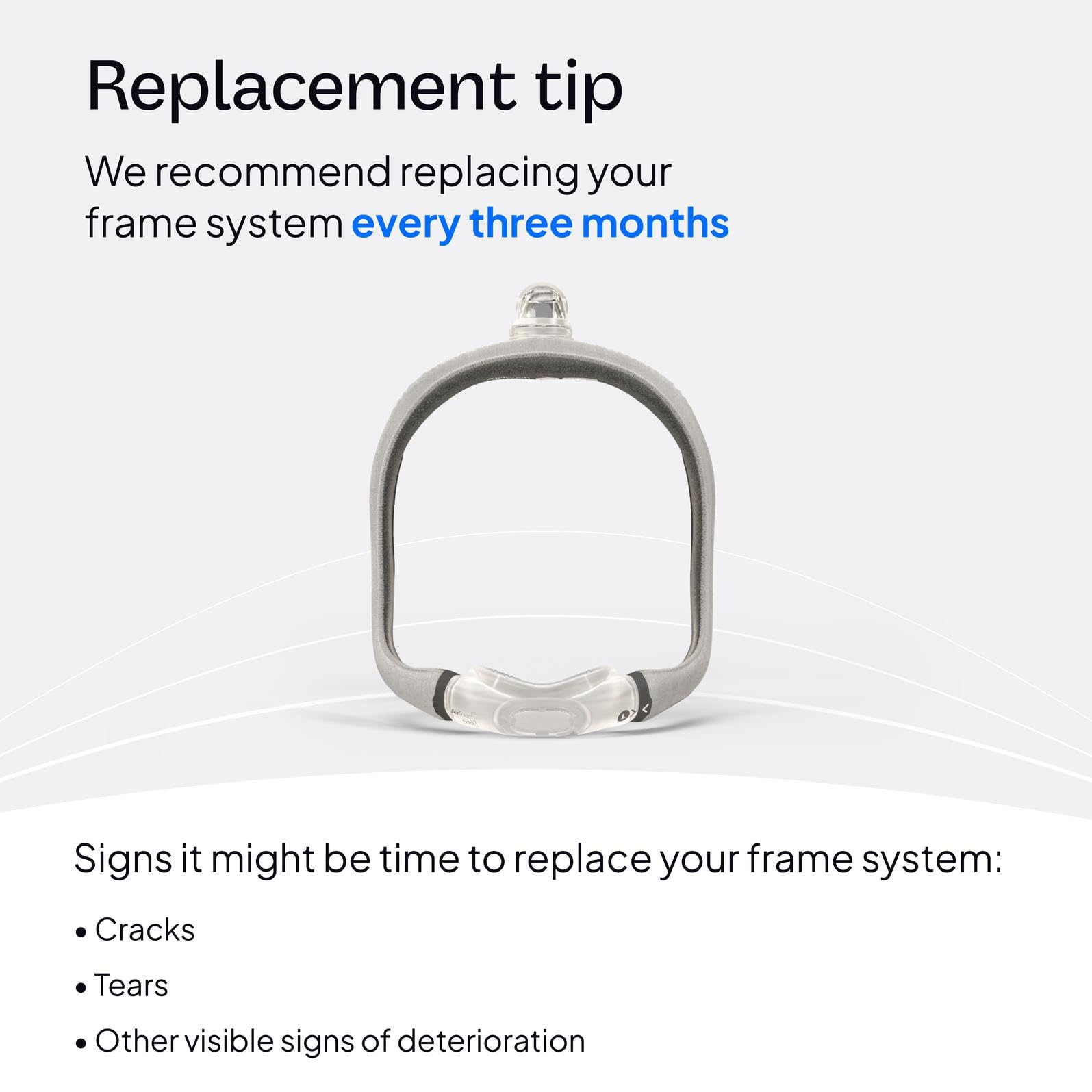 ResMed AirTouch N30i quick-release elbow simplifies nighttime disconnection.