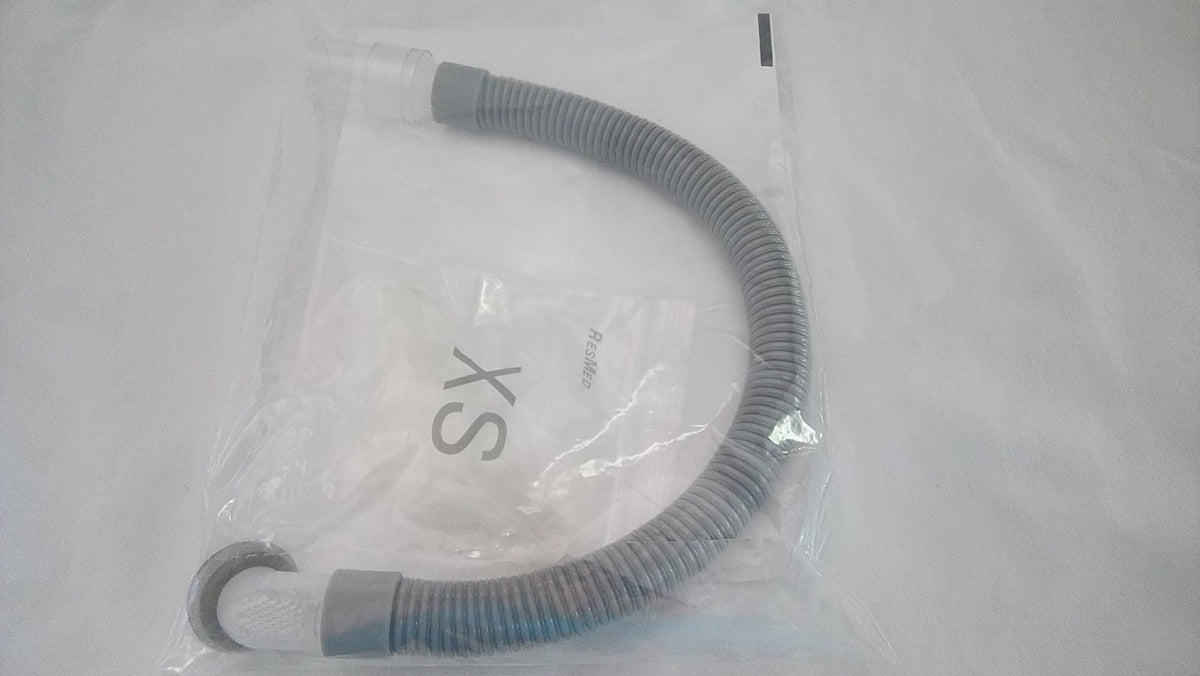 ResMed Swift FX XS frame close-up showing nasal pillow connection for secure overnight comfort