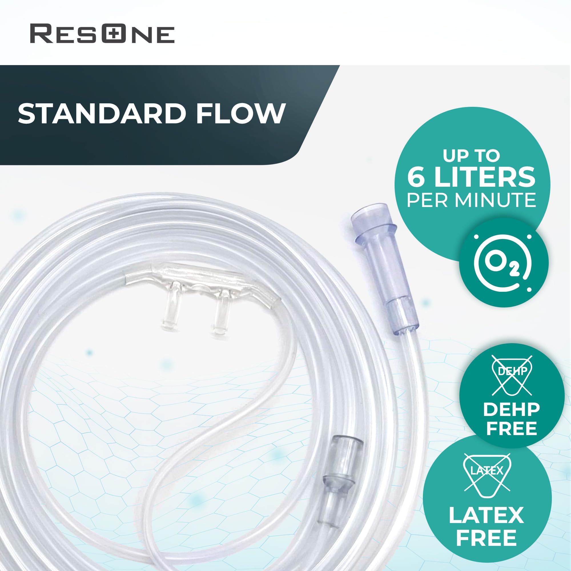 Soft curved nose piece from ResOne supports gentle contact for extended wear.