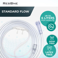 Soft curved nose piece from ResOne supports gentle contact for extended wear.