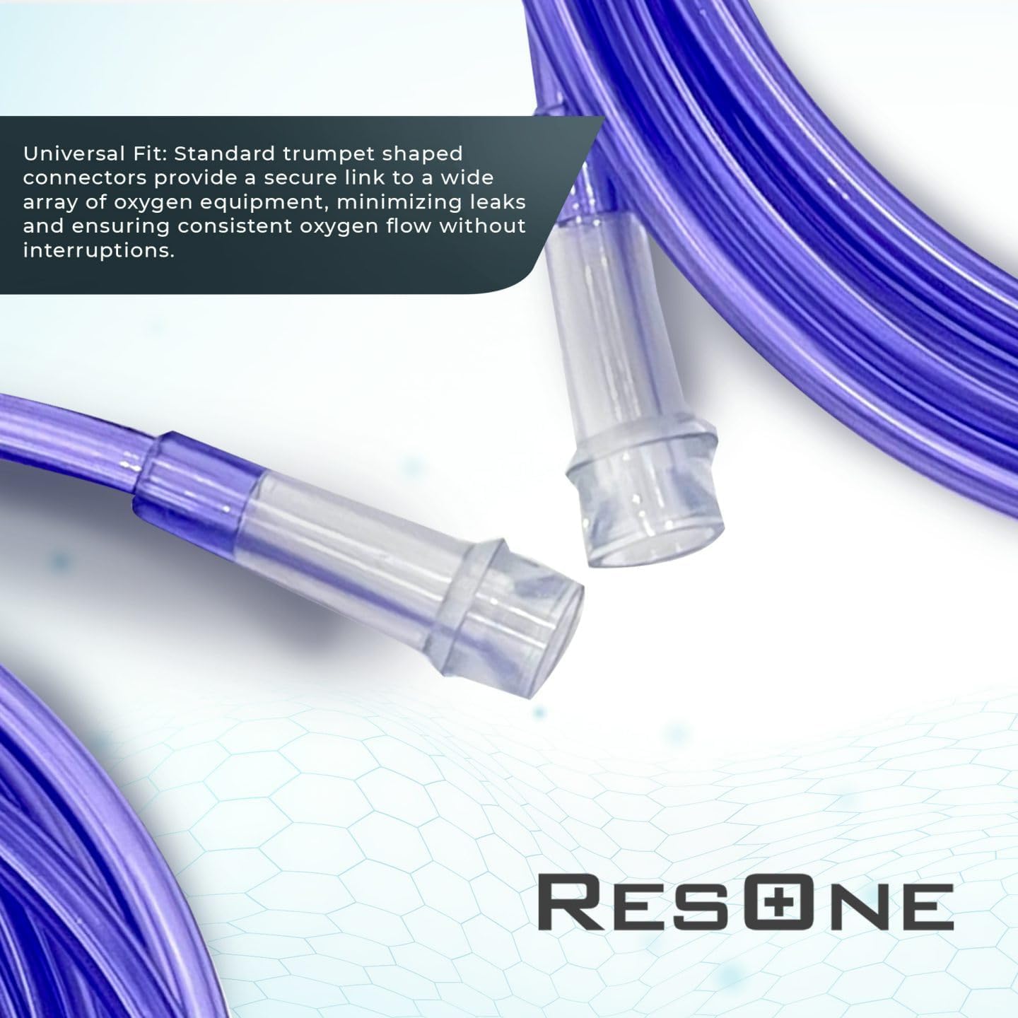 ResOne universal compatibility tubing fits cannulas regulators and concentrators