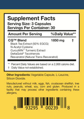 CytoQuel DeltaGold tocotrienols on the label showcase nutrient blend.
