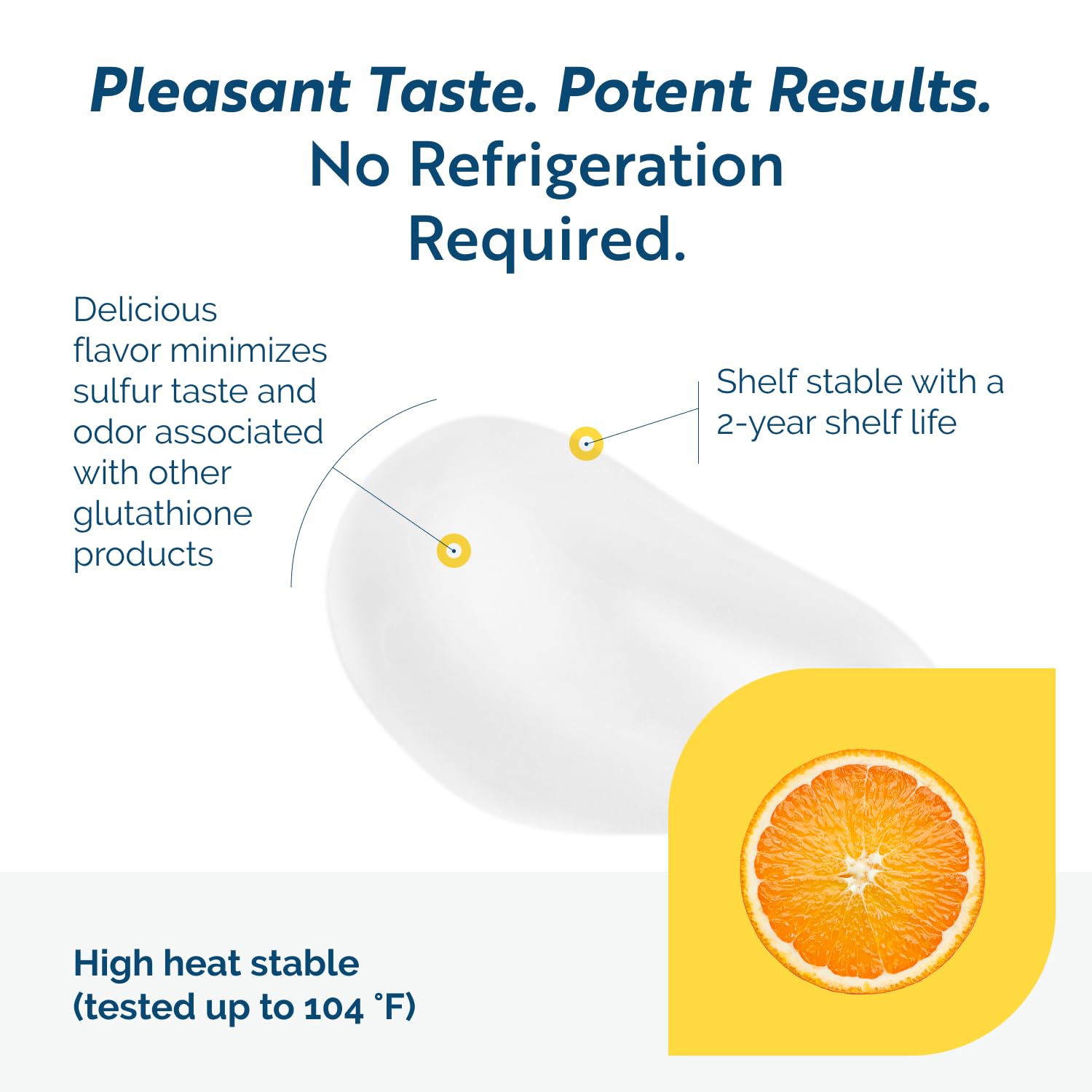 Researched Nutritionals orange-flavor liquid packet scene highlighting easy daily use