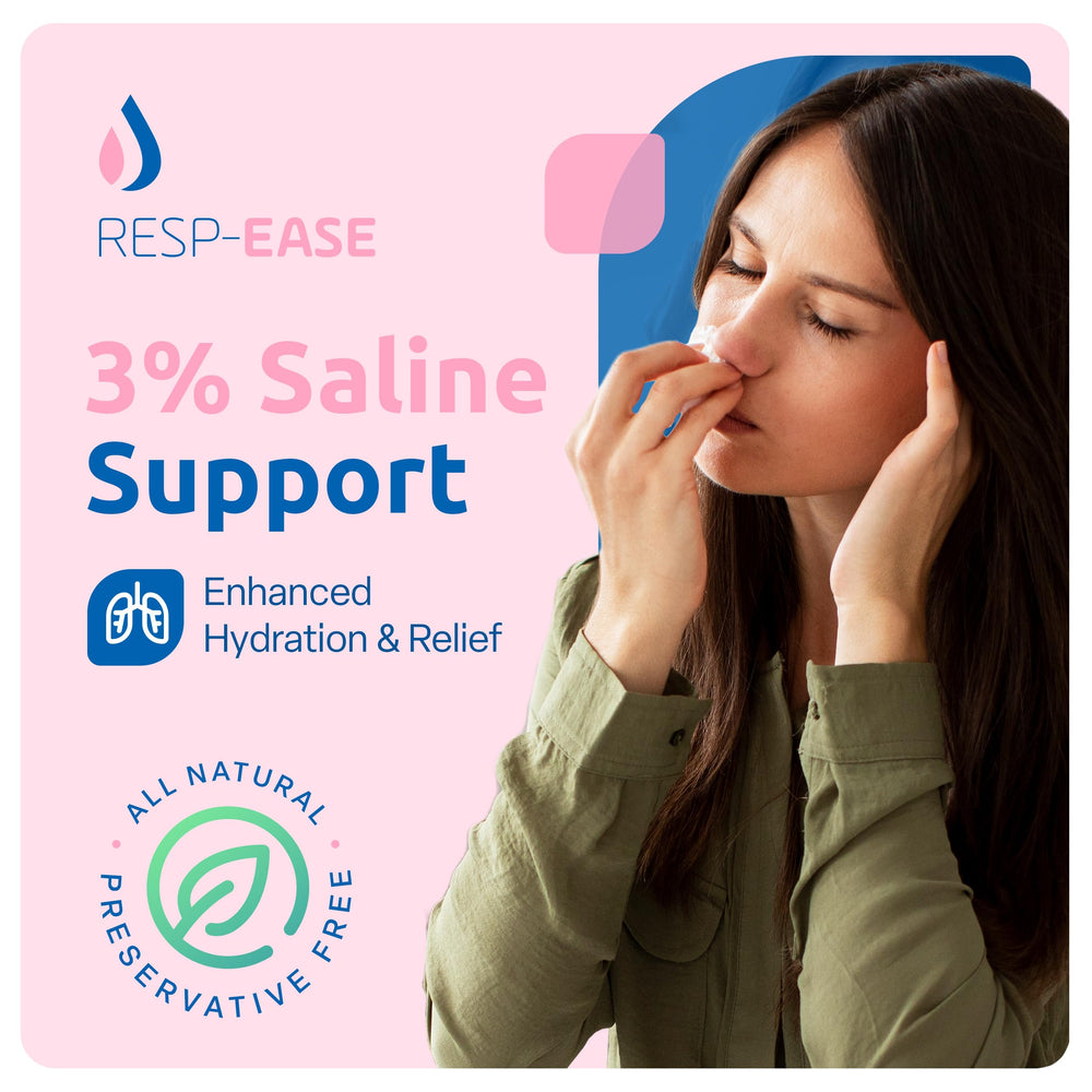 Resp-Ease 4ml ampoules provide quick, hygienic single-use nasal rinses