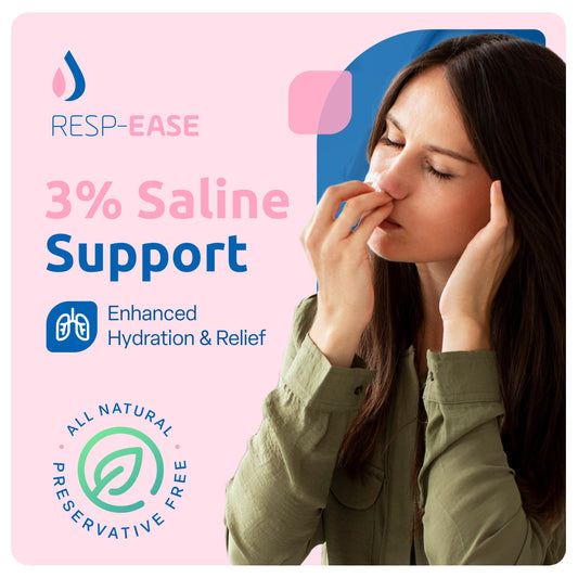 Resp-Ease 4ml ampoules provide quick, hygienic single-use nasal rinses