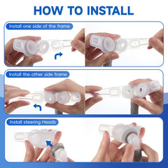 RespWellness 3-second disassembly makes rinsing quick and simple