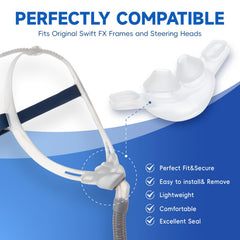 RespWellness quiet sleep cushion minimizes noise for peaceful nights