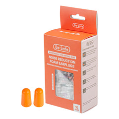 Restaurantware foam earplugs in orange bullet shape for quick hearing protection in busy kitchens.