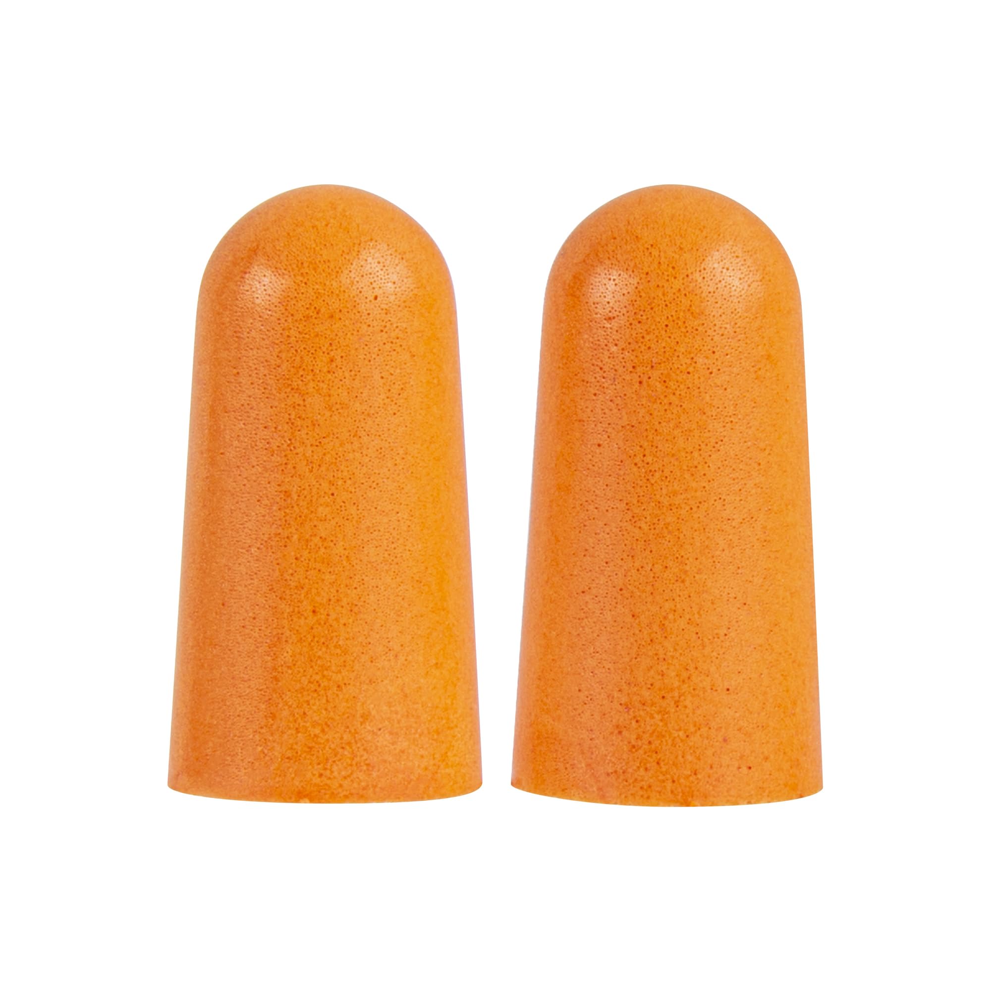 Restaurantware orange earplugs, individually wrapped for clean, ready-to-use protection.
