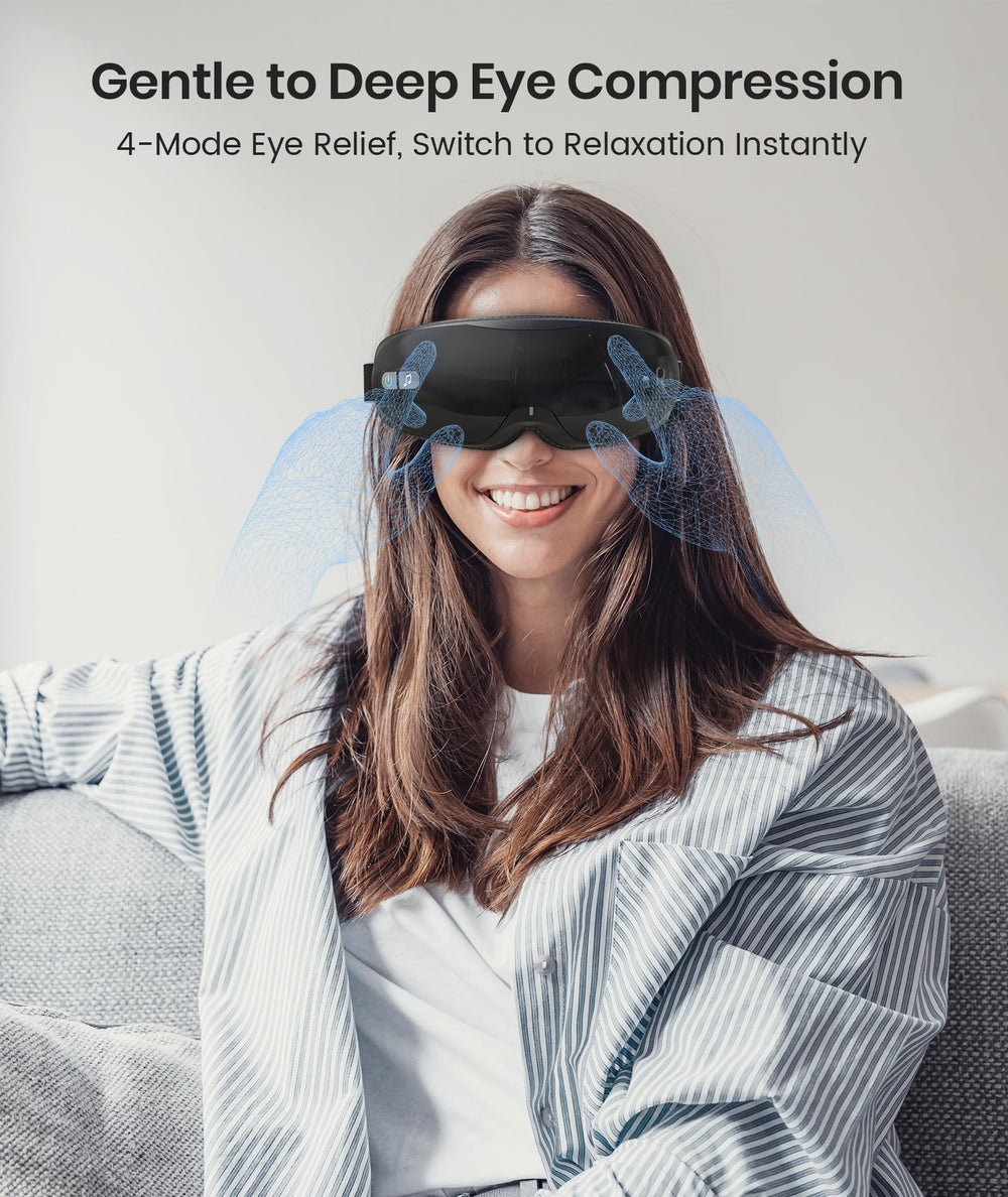 Restnature eye massager is compact and foldable for travel