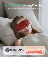 Restnature eye massager with sleep mode for quiet evenings