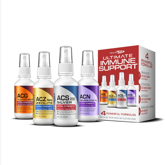 Results RNA ACS 200 Silver bottle pour for daily immune support.