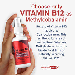 B12 bottle cap branding emphasizing purity and additive-free ingredients.