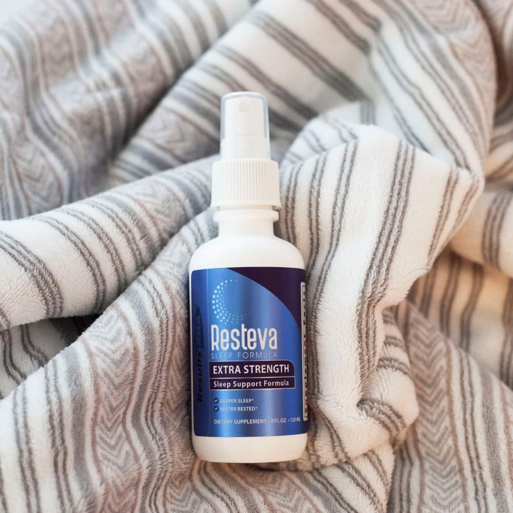 Results RNA Resteva spray cap close-up for easy nightly use