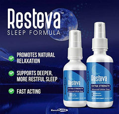 Results RNA Resteva spray dispense action supports quick, soothing nights