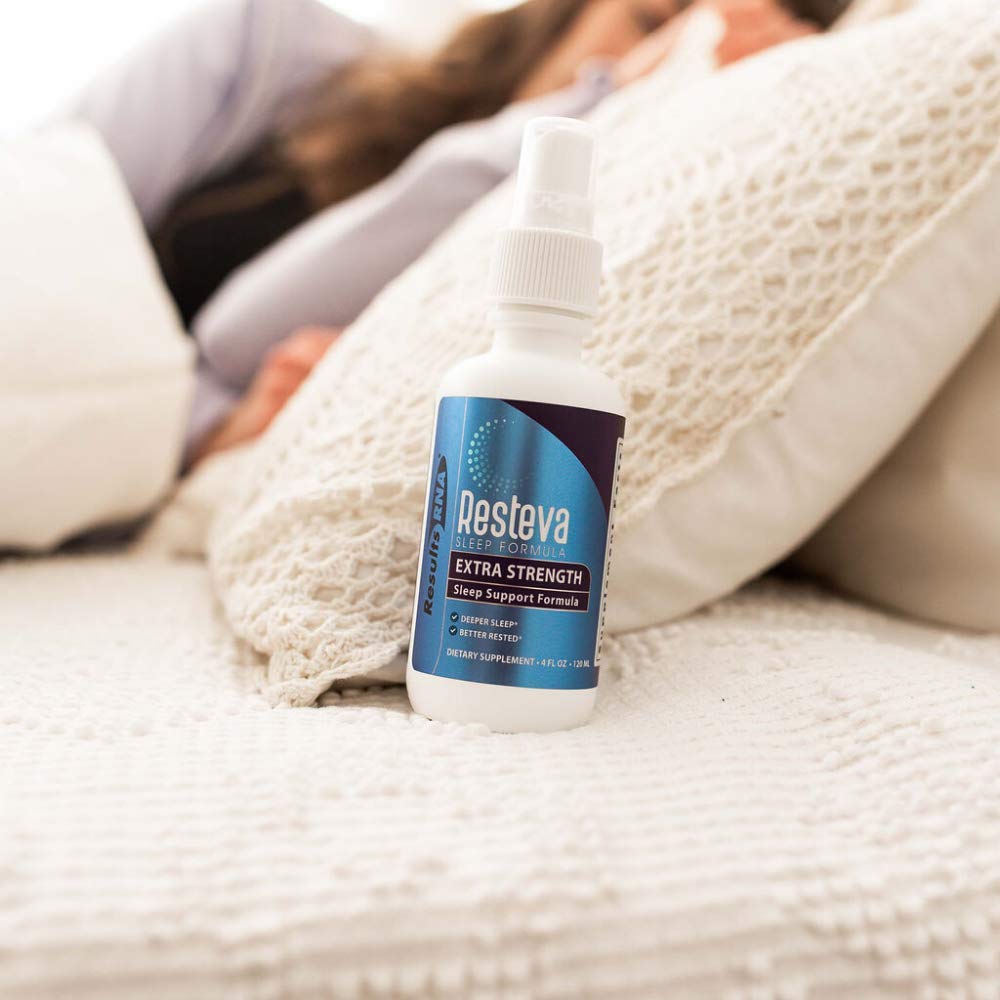 Results RNA Resteva sleep spray size shown as 4 oz