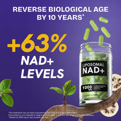 Resurrected Health 5-in-1 NAD blend capsules for focus and daily vitality