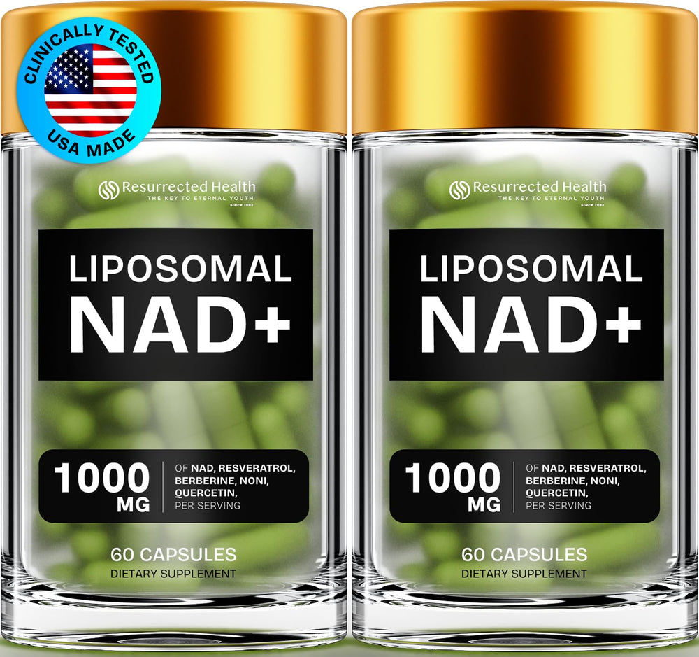 Resurrected Health Liposomal NAD with Noni bottle promotes steady energy for busy days