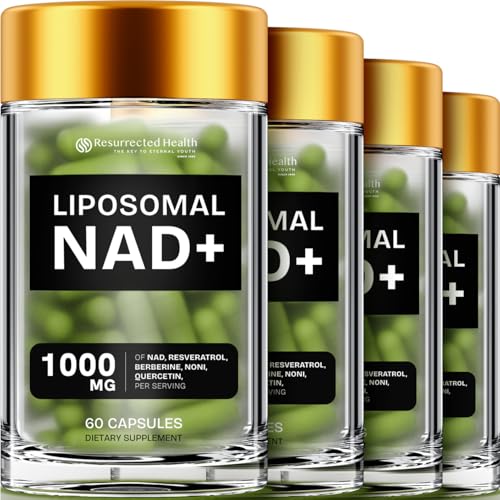 Resurrected Health liposomal NAD for women with noni bottle delivering steady energy