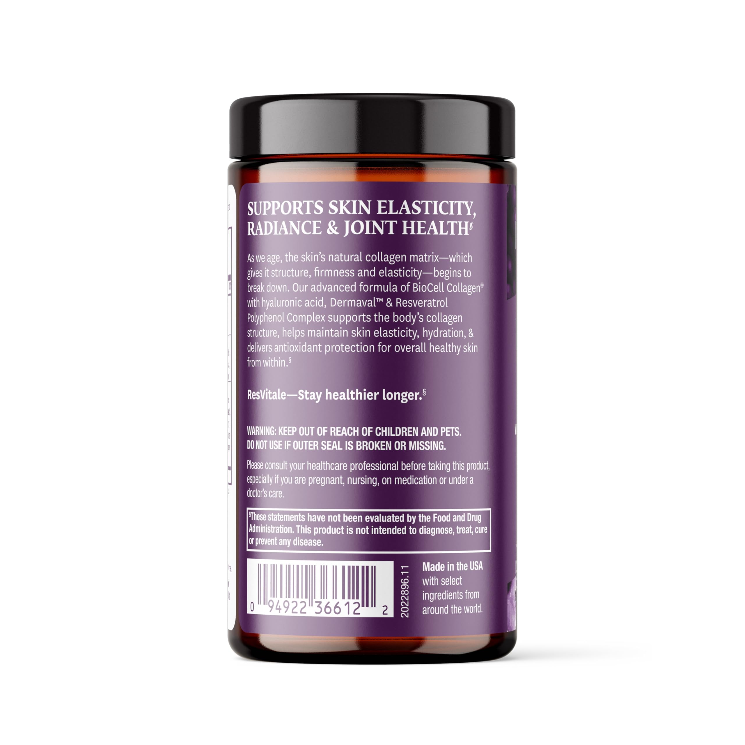 ResVitale Ultra Collagen Enhance daily use scene suggests routine and consistency