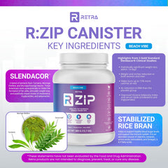 Scoop and serve RETRA Detox Beach Vibe for an energizing drink.