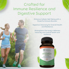 Lifestyle use scene with a calm individual taking capsules.