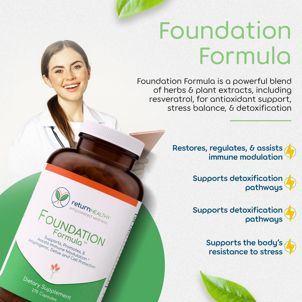 Return Healthy Binder Blend powder vial for gentle toxin support