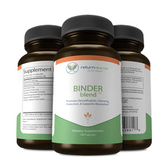 Return Healthy Binder Blend vegan formula with natural detox ingredients