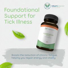 Return Healthy Foundation capsules-dispensing shows convenient daily immune support.