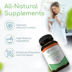 Return Healthy label closeup reinforces product credibility