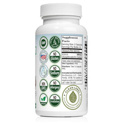 REVGENETICS EGCG800 packaging view showing convenient two-capsule serving.