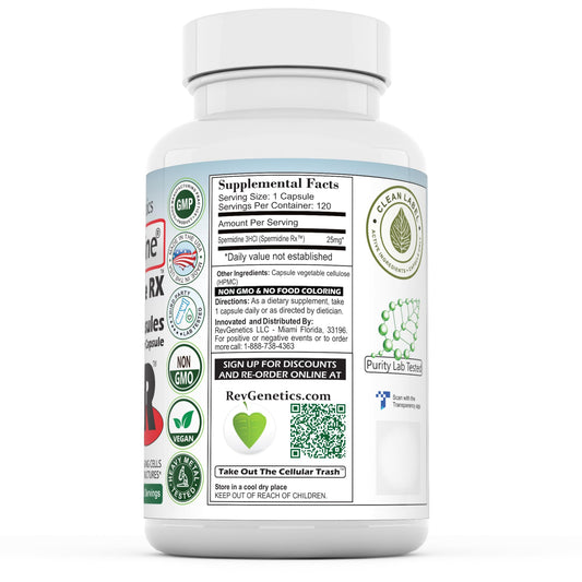 REVGENETICS Rapymine ingredient panel highlighting plant-based extract
