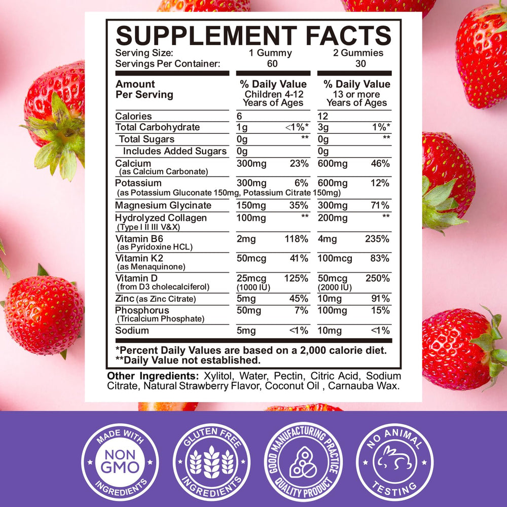 Vitamin D3 and K2 on ReviNutra bottle label