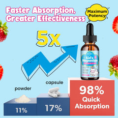 Calm bedtime scene with strawberry flavor drops for nightly routine.
