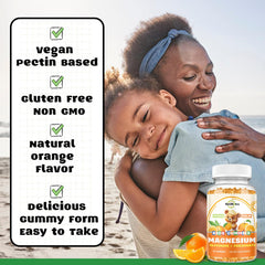 ReviNutra magnesium glycinate gummies with vitamins D3 and B6 for absorption