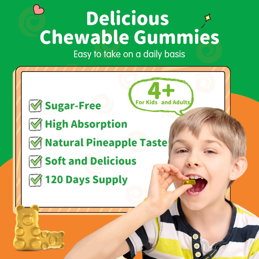 ReviNutra Kids Gummies chewable texture makes nightly routine easy.