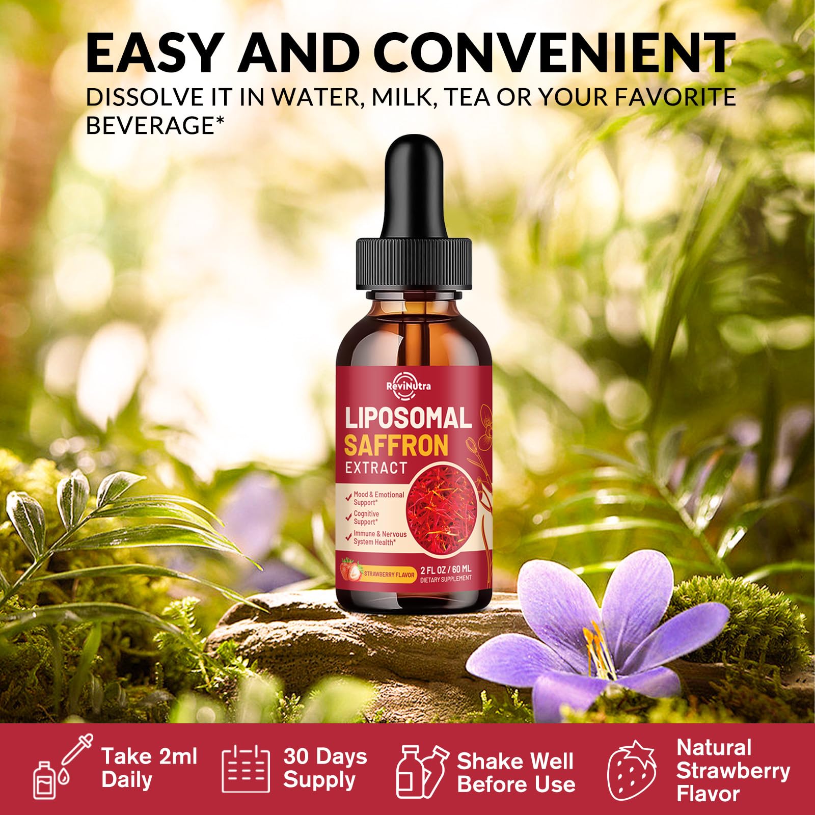 ReviNutra saffron sleep-relaxation drops aid calmer evenings