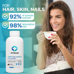 Marine-sourced collagen rich in vitamin C and minerals